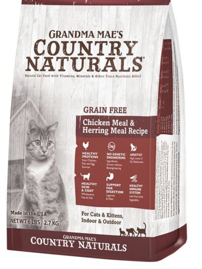 Grandma Mae's Country Naturals Grain Free Dry Cat Food Chicken 12lb