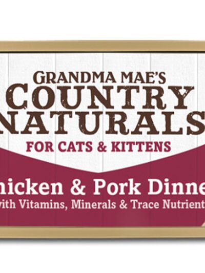 Grandma Mae's Country Naturals Grain Free Wet Cat Food Pork & Chicken 5.5oz 24pk