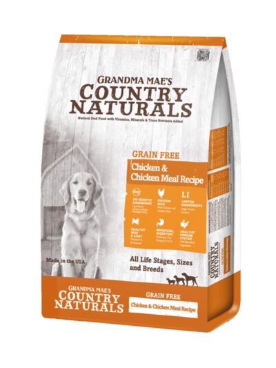 Grandma Mae's Country Naturals Grain Free LID Dry Dog Food Chicken & Chicken Meal 4lb