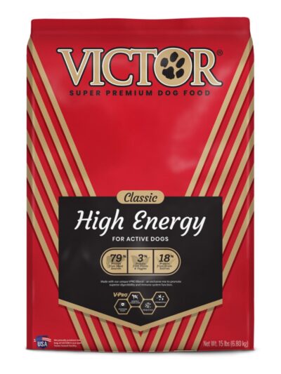 Victor Super Premium Dog Food Classic High Energy Dry Dog Food Beef 15lb