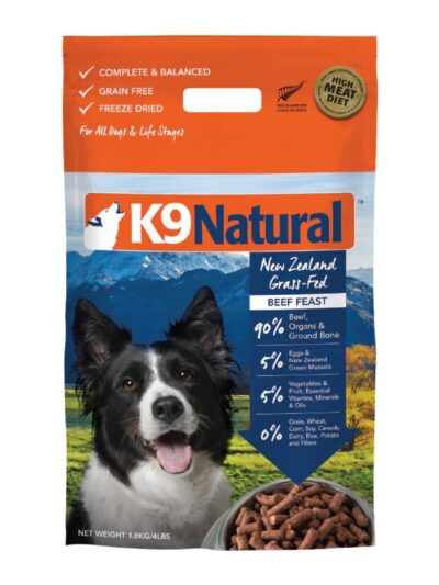 K9 Natural Dog Freeze-Dried Beef 4Lb