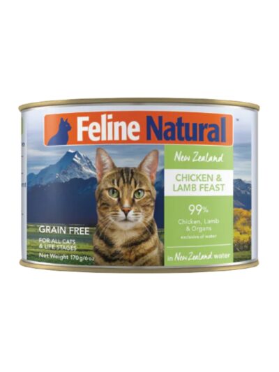 Feline Natural Canned Chicken & Lamb 6oz. (Case of 12)