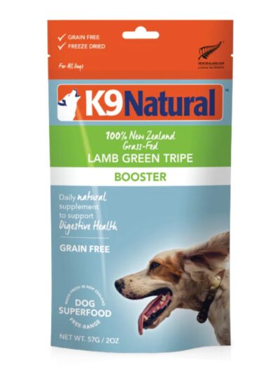 K9 Natural Dog Freeze-Dried Lamb Green Tripe Topper 2oz.