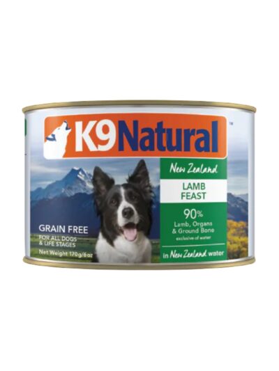 K9 Natural Canned Lamb Feast 6oz. (Case of 12)
