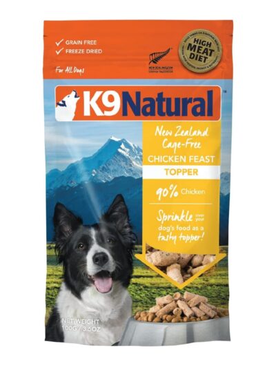K9 Natural Dog Freeze-Dried Chicken Topper 3.5oz.