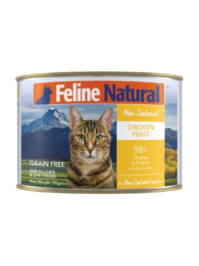 Feline Natural Canned Chicken Feast 6oz. (Case of 12)