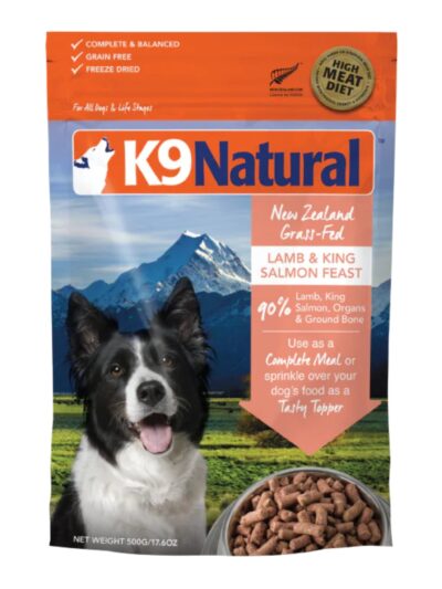 K9 Natural Dog Freeze-Dried Lamb & Salmon 17.6oz.