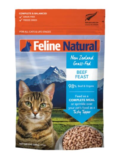 Feline Natural Cat Freeze-Dried Beef 11oz.