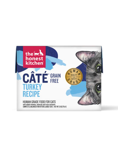 The Honest Kitchen Cat Cate Grain Free Pate Turkey 2.8oz. (Case of 12)