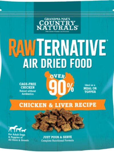Grandma Mae's Country Naturals RawTernative Air Dried Dry Dog Food Chicken & Liver 5oz