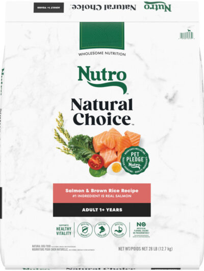 Nutro Products Natural Choice Adult Dry Dog Food Salmon & Brown Rice 28lbs